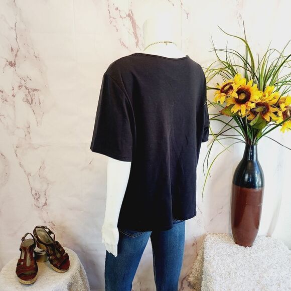 Draper's and Damon's embroidered beaded neckline top - Picture 4 of 7